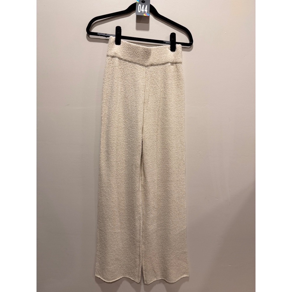 #44 By The River Knit Pants Womens SZ. Small Cream NWT Wide Leg